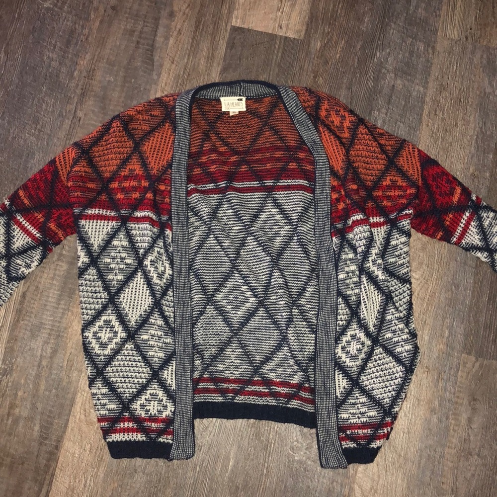 Patterned cardigan